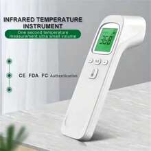 Digital Thermometer, No Touch Forehead Thermometer ,Body Surface Mode Thermometer With Fever Alarm And Instant Accuracy Readings (AAA Battery Not Included)