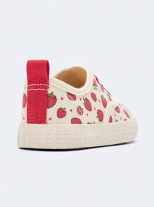 Balabala Zapatillas de lona para niños, sin cordones, con estampado gráfico y elástico. Ligeras y fáciles de poner, ideales para el día a día.