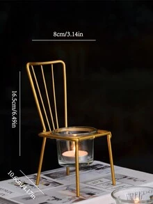 1pc Nordic-Style Simulation Succulent Plant Ornament Potted Creative Desk Decoration For Office, Home Decor - Multicolor - View 4