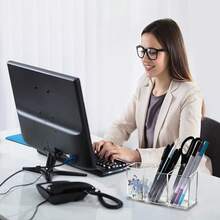 Organizador de maquillaje,Organizador de acrilico,Organizador De Pincel Maquillaje,organizadoras de acrílico transparente para almacenamiento de pinceles cosméticos,Cosméticos,organizador labiales - transparente - Ver 4