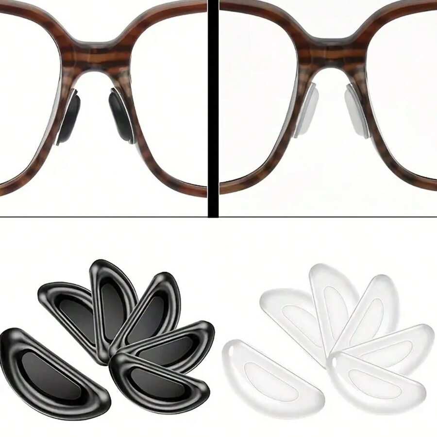 10 Paires De Plaquettes De Nez Adhésives En Forme De D Pour Cadre De Miroir En