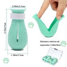 Botas Antiarañazos para Gatos, 4 Piezas Zapatos Ajustables de Silicona para Gatos Accesorios, Guantes Protectores de Uñas, Suministros para Mascotas para el Aseo de Gatos, Baño, Afeitado