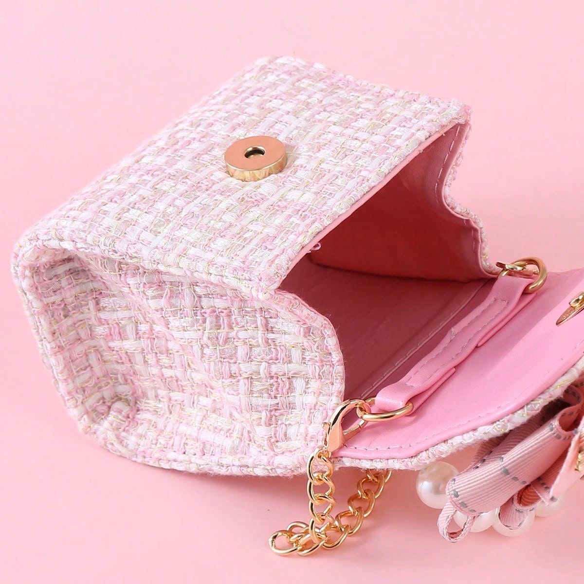 Lot De 10 Chouchous à Cheveux Ignons Avec Nœud Rose - Élastiques à