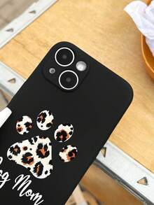 1 miếng Sơn Da Báo Chó Paw Khẩu Hiệu In Điện Thoại Di Động Vỏ Mềm Tương Thích Với IPhone/Samsung - Nhiều màu - Xem 3