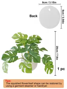 1 件人造悬挂盆栽植物套装假绿藤植物带半盆花盆人造绿植适用于墙壁家居浴室室内外装饰、情人节、礼物
