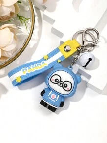 男士休閒眼鏡&藍熊貓造型鈴&卡通鑰匙圈掛件