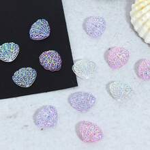 30pcs/box Resin Seashell & Aurora Shell Series Nail Art Accessories, Ocean Style Nail Art Decors Perfect For Your Diy Nail Art - Multicolor - View 6