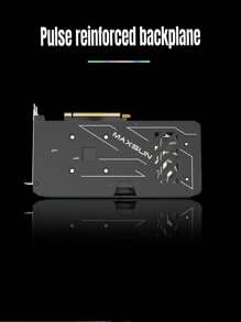 MAXSUN Graphics Cards RTX 4060 Terminator B 8G SO GDDR6 GPU 128bit PCI Express 4.0 X8 Gaming Video Card Desktop Computer Components - Black - View 3