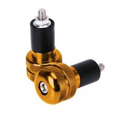 機車配件7/8'' 22mm把手握把筒端塞柄端通用於本田、鈴木、川崎摩托車、綠托車等車型 - 金色 - 查看 10