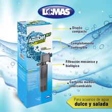 Lomas Aquajet 20 Power Head With Quick Filter For Fish Tank - Black - View 5