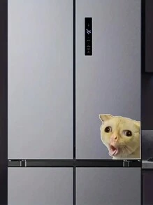 Funny Coughing Cat Meme Sticker Waterproof Sticker Cute  Car Decal - Multicolor - View 5