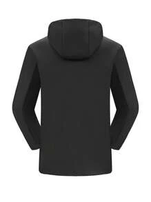 Nam Không thấm nước Trượt tuyết Áo khoác , Mùa Đông Ấm áp Tuyết áo , Núi Áo khoác giỏ Với áo có mũ Áo mưa Quần áo tập thể hình Nam - màu đen - Xem 3