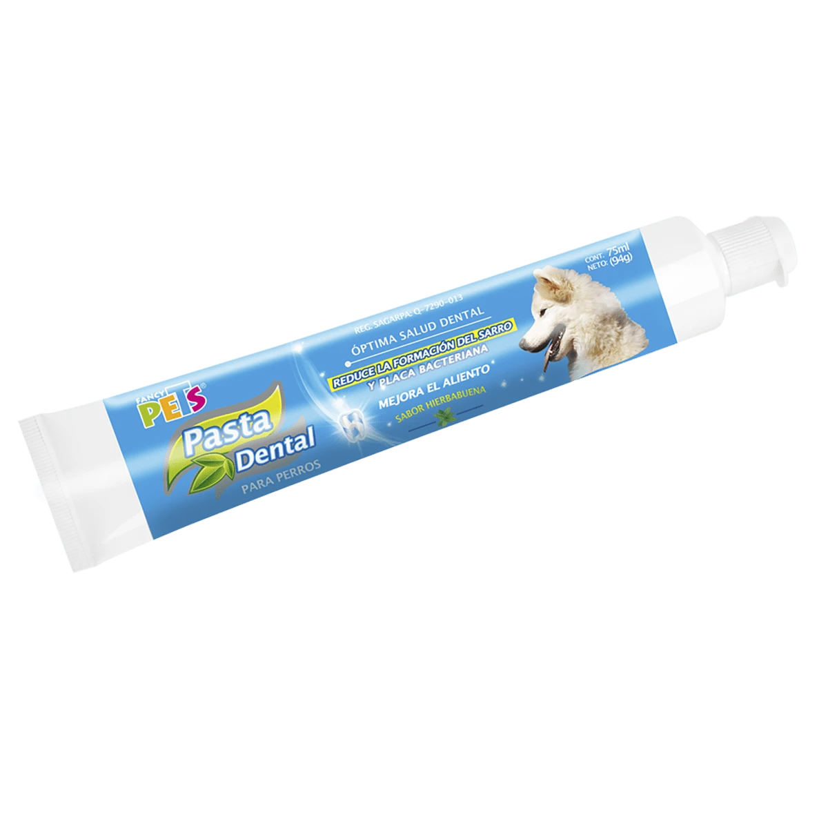 Fancy Pets Pasta Dental para Perr con 90 Gramos Sabor Hierbabuena - Azul menta - Ver 1