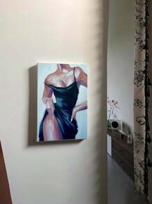 1pc Wooden Frame Painting,Human Body Art Oil Painting Wall Art Poster,Picture Print Canvas Wall Art, Waterproof Canvas Poster,Canvas Art ,Very Suitable Living Room Bedroom Office Family Wall Art And Home Decor , Canvas Gift,Diverse Aesthetic Female Body Wall Painting Gifts Birthday Graduation