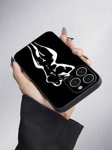 1入黑色線條圖案tpu套,帶磨砂紋理,全面防塵防水,適用於iphone7 / 8 / 11 / 12 / 13 / 14 / 15 / X / Xr / Xs / Plus / Pro / Pro Max / Se2 / Mini - 彩色 - 查看 4