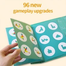 書本風格磁性拼圖七巧板 - 彩色 - 查看 7