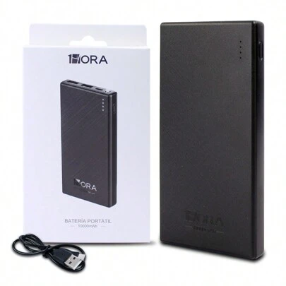 1HORA Power Bank 10.000 mAh Bateria Portatil Banco de Energia GAR263