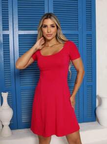 Women Dresses - Màu Hồng Tươi - Xem 1