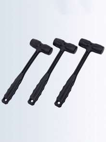 塑料小錘子,家具安裝安全錘,便攜防滑地板塑料錘 - 黑色 - 查看 4