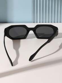 1 件女士黑色复古猫眼时尚眼镜，带铆钉装饰，Y2k 风格，适合日常佩戴和户外旅行，作为时尚配饰