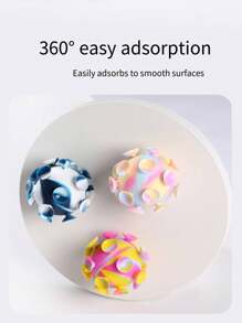 隨機顏色矽膠吸球,減壓吸球 - 彩色 - 查看 3