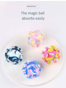 隨機顏色矽膠吸球,減壓吸球 - 彩色 - 查看 1