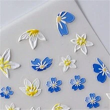 1 Sheet Nail Sticker Stickers Chinese Style Nail Art Design Korean Decal - Multicolor - View 5