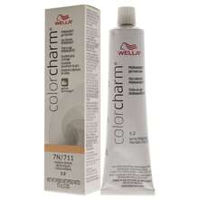 WELLA Color Charm Permanent Hair Color Gel - 711 7N Medium Blonde by Wella for Unisex - 2 oz Hair Color - 預設 - 查看 3