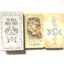 Unleash Your Inner Fortune Teller with the Wild Wolf  Cards Deck - 78-Card Divination Game in Portable Size! - Multicolor - View 6