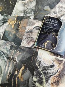 1pack 30 Sheets Life Dream Series Ink Blot Background Decorative Material Paper For Diy Collage - Multicolor - View 2