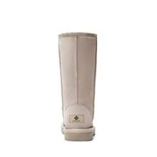 Women's Mid Calf Winter Snow Boots, Black Boots, Mid-Low Heel Flat Bottom Non-Slip Wear-Resistant Boots,Suede Warm Winter Casual Outdoor Christmas Festival Boots - 查看 8