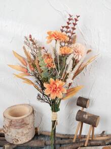 1 束塑料人造花束，浪漫人造花束，情人节，礼物 - 彩色 - 查看 10