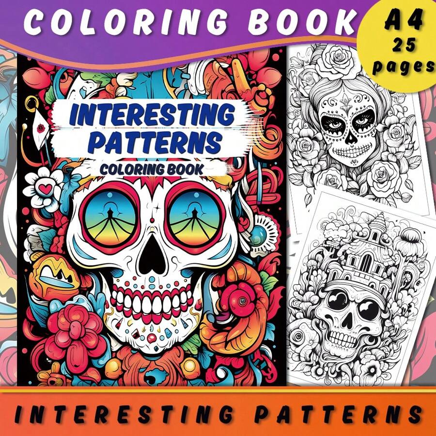 ( Nguyên bản & Dày lên Phiên bản , Thiết kế mới ) Người lớn Sách tô màu - Căng thẳng Giảm nhẹ Thiết kế Đến Giúp đỡ Với Sự lo lắng Và Hoàn hảo Giáng sinh , Năm mới , Và Quà sinh nhật - mô hình thú vị - Xem 1