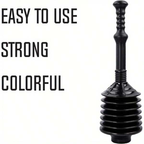 Supplies Professional Bellows Accordion Toilet Plunger, High Pressure