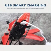 Remote Control & Gesture Sensor Flying Toy, Floating Helicopter & Crystal Ball, Indoor & Outdoor Play, Thanksgiving, Birthday Gift, Double 11, Christmas, Halloween - Yellow - View 7