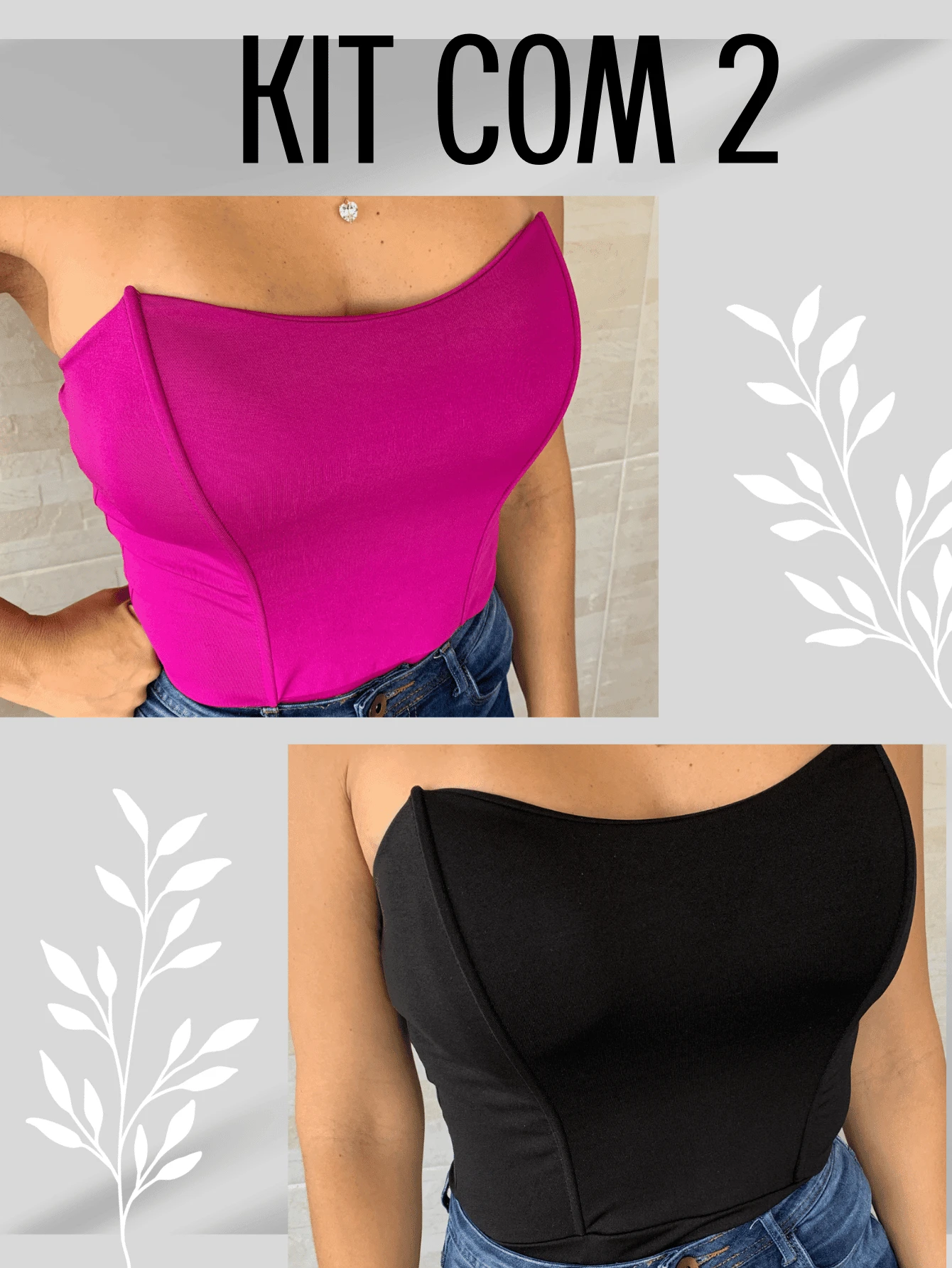 Women Bodysuits - 彩色 - 查看 1