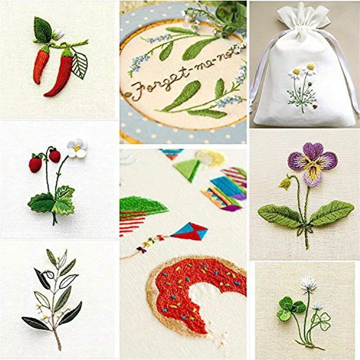 Rainbow Color Embroidery Thread, Cross Stitch Thread, Bracelet Yarn