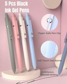 Mechanical Pencils Set 39 PCS Aesthetic School Supplies With Cute Pen Case, 12 Pastel Highlighters, 5 Black Ink Gel Pens, 6 Mechanical Pencils Set 0.5 & 0.7 Mm For Students College Essentials - 綠色 - 查看 4