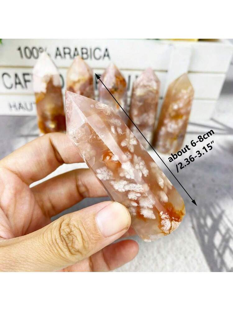 75LB TOP Natural clear quartz obelisk carved crystal wand point healing