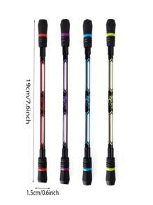 1pc Ballpoint Pen Spinning Pen Fidget Writing Roller Stick Game Anti-Slip Rotating Pen School & Office Supplies (Random Color), School Supplies