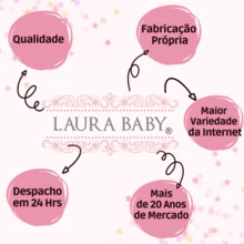 Laura Baby Baby Pillows - Floral Rust - View 4