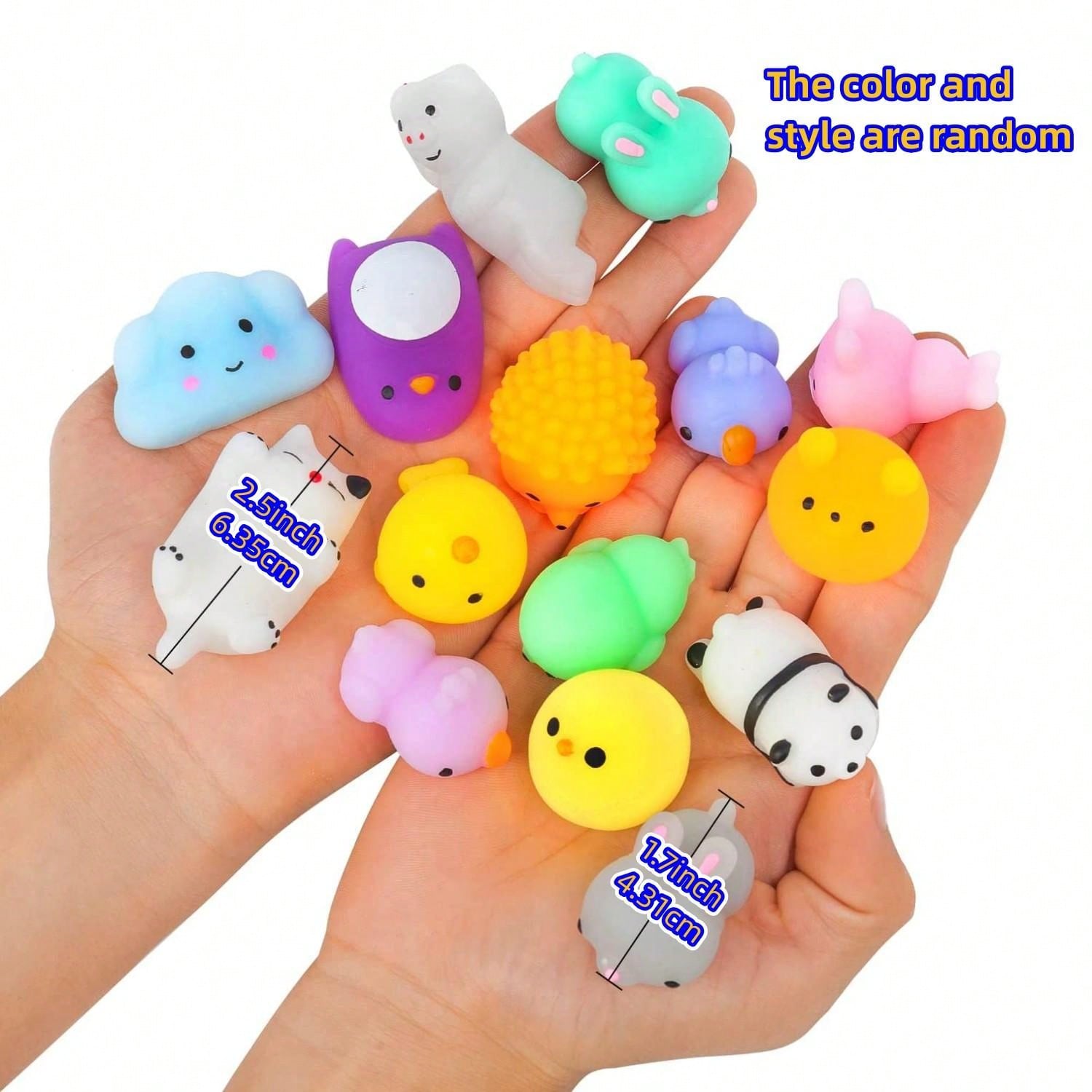 72 Pcs Kawaii Squishies, Mochi Squishy Toys For Party Favors, Mini ...