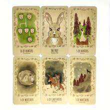 Unleash Your Inner Fortune Teller with the Wild Wolf  Cards Deck - 78-Card Divination Game in Portable Size! - Multicolor - View 4