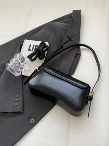 Nuevo bolso de hombro versátil y de moda - Negro - Ver 8
