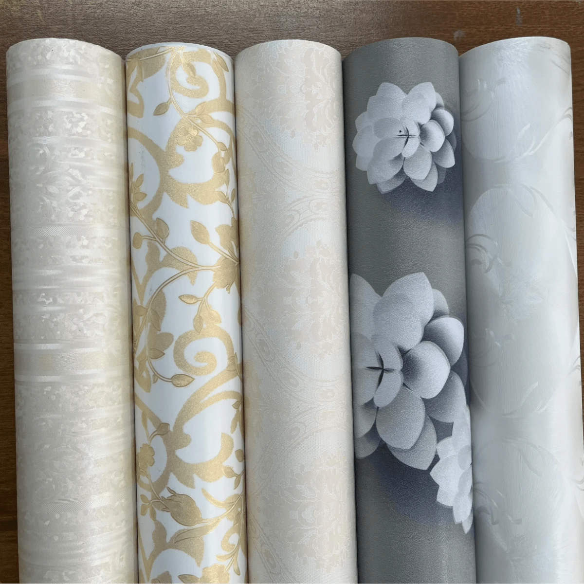 Wall Paper - 2052 flores 3D - Ver 1