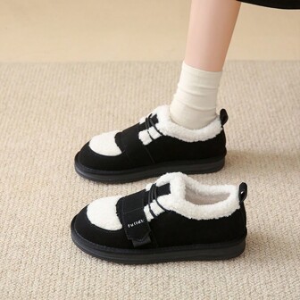 Women's Black Flat Shoes - Black And White Women's Shoes