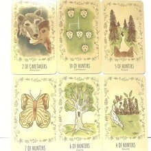 Unleash Your Inner Fortune Teller with the Wild Wolf  Cards Deck - 78-Card Divination Game in Portable Size! - Multicolor - View 5
