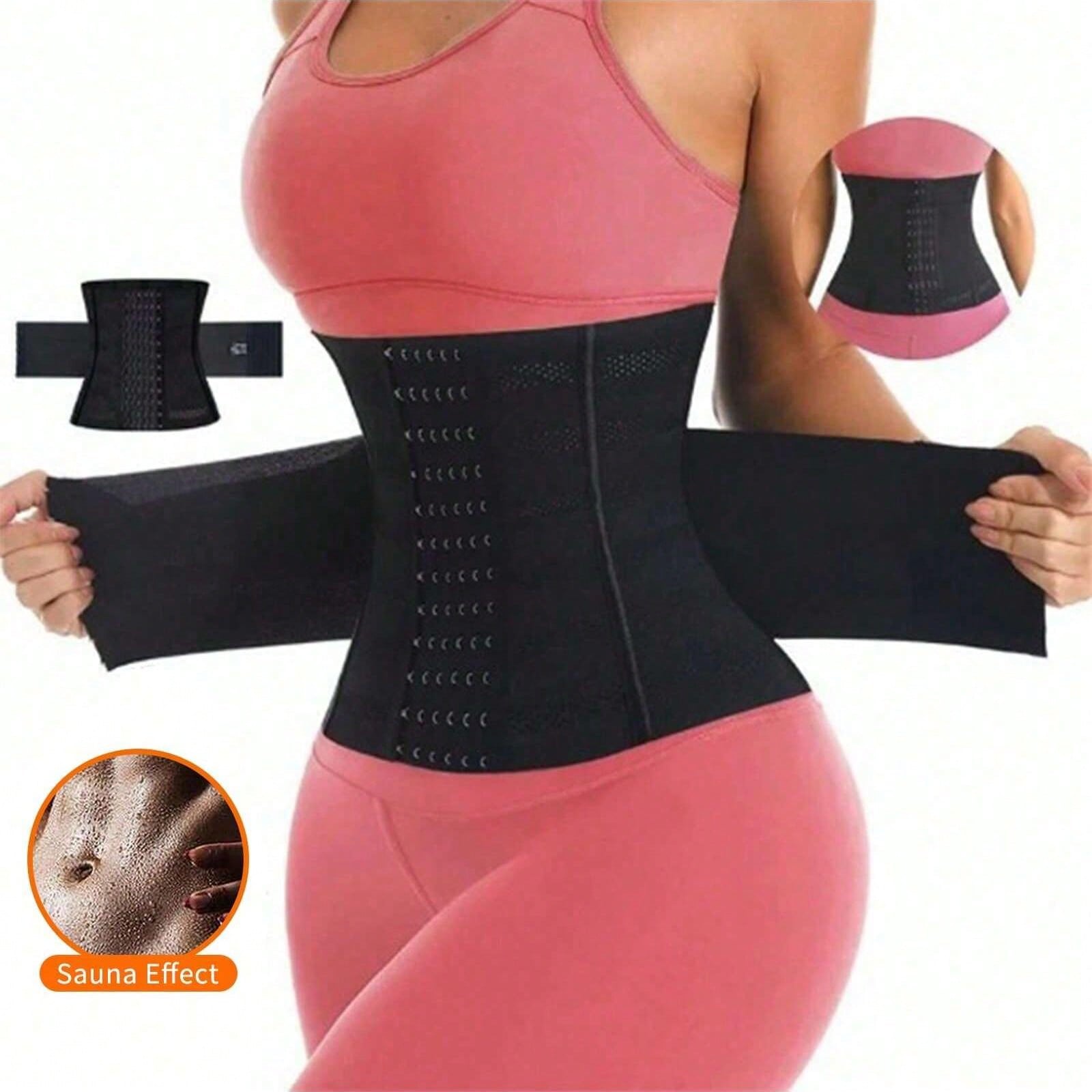 Women's Waist Training Belt Trimmer, Slimming Sauna Abdominal Shapewear