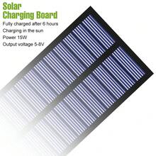 QNBDG 15W Led Ngoài trời Ánh sáng mặt trời Bóng đèn tròn Tính phí Có thể mang đi Lều cắm trại Vật rủ xuống Đèn Câu cá đêm 5V Trong nhà Tiết kiệm năng lượng Bảo vệ mắt Nhấp nháy Nhà  Sân vườn Sân sau Khẩn cấp An toàn Đèn Với móc Dài Pin Đời sống - trắng - Xem 3