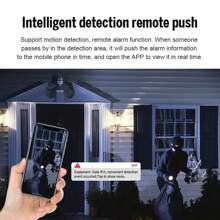 1pc X10 Black Wireless WIFI Security Camera For Home, No Wiring, No-Drill, Remote Access Via Smartphone, Night Vision (Memory Card Not Included)